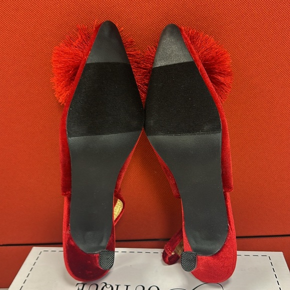 Ey boutique red shoes size 8 - Picture 4 of 6